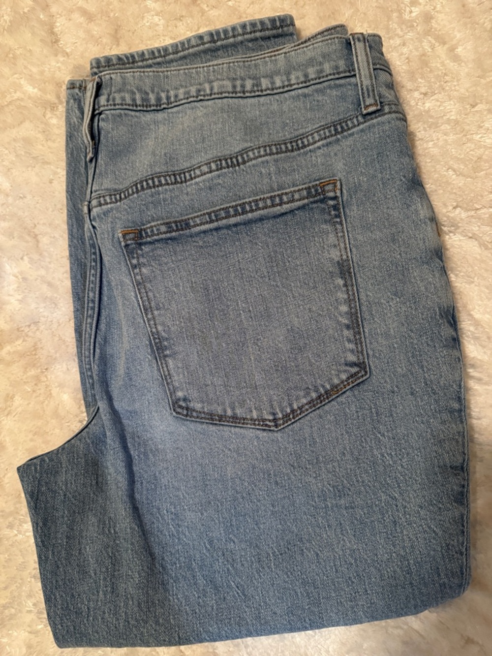 J. Crew Light Blue Distressed Cropped Jeans, 31P